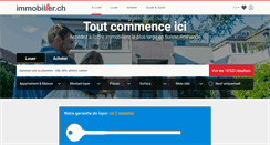 Desktop Screenshot of immobilier.ch